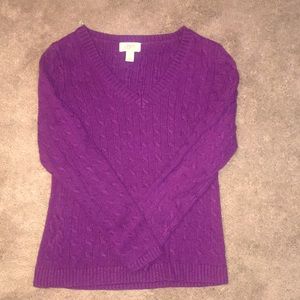 Beautiful purple sweater from the loft